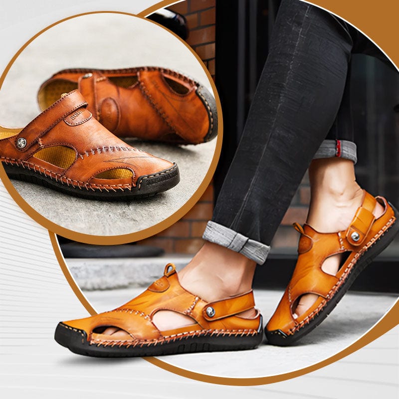 Nardo - Orthopedic leather sandals