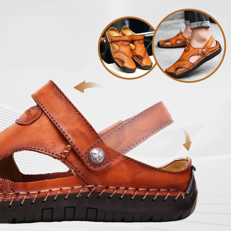 Nardo - Orthopedic leather sandals