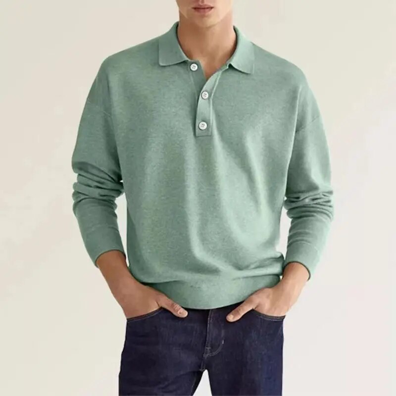 Lucas - Cashmere Poloshirt