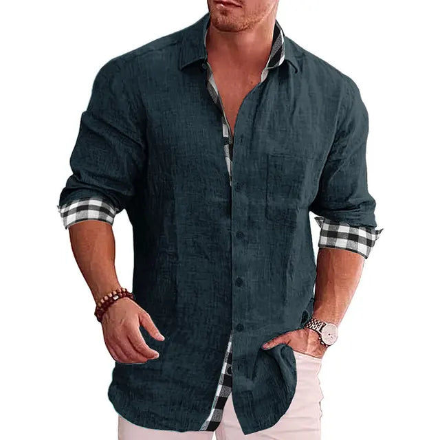 Dean - Elegant Cotton Men Shirt