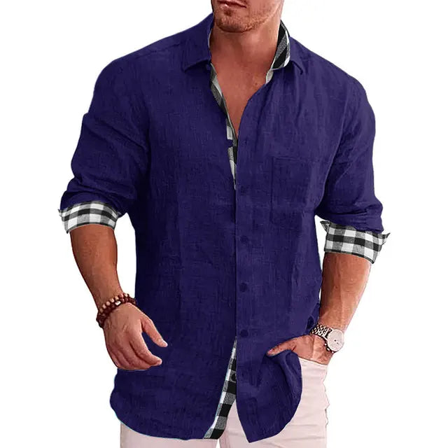 Dean - Elegant Cotton Men Shirt