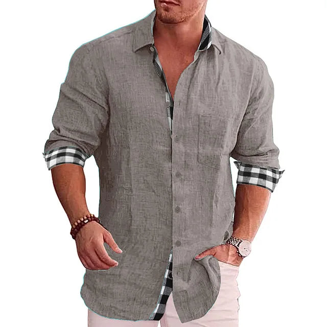 Dean - Elegant Cotton Men Shirt