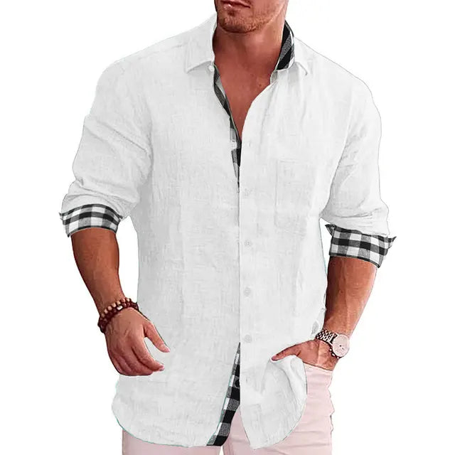 Dean - Elegant Cotton Men Shirt