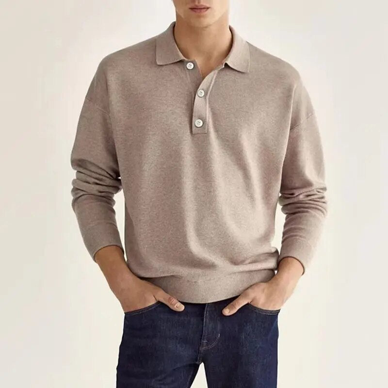 Lucas - Cashmere Poloshirt