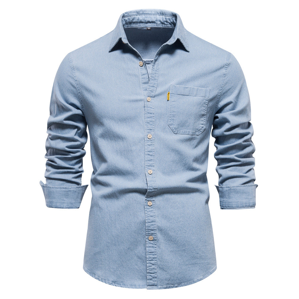 Jones - Denim shirt for men