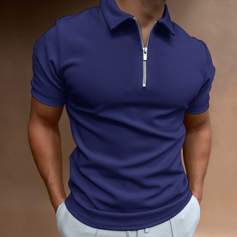 Santiago - Zip up polo