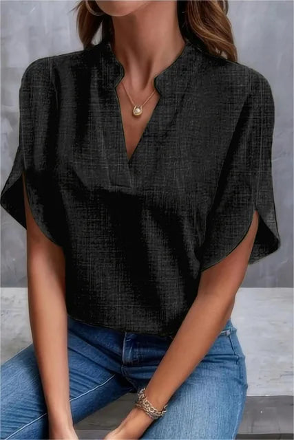 Bodine - V-neck Blouse