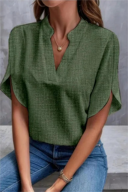 Bodine - V-neck Blouse