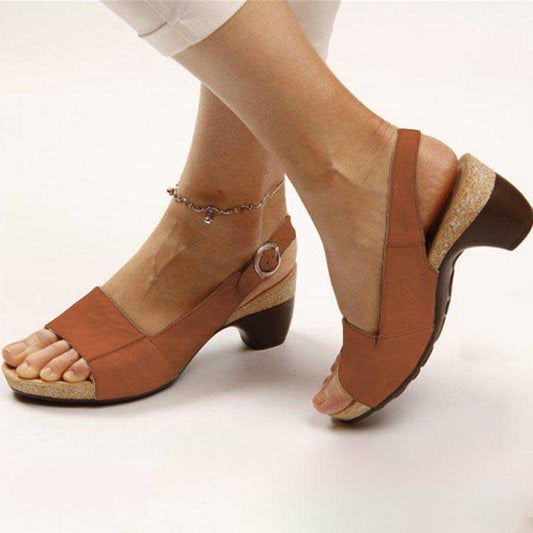 Dania - Orthopedic Sandals with Heel