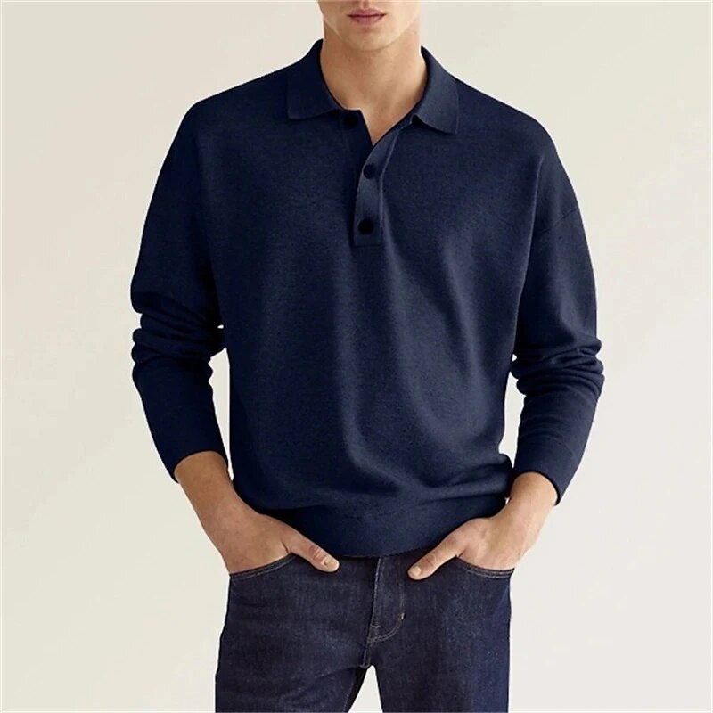 Lucas - Cashmere Poloshirt