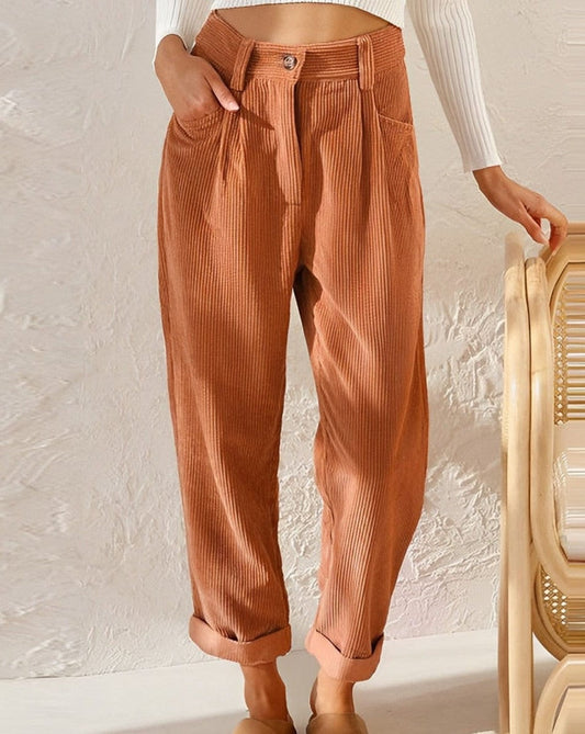 Jula - Elegant Corduroy Pants